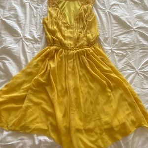 Yellow Mini Dress